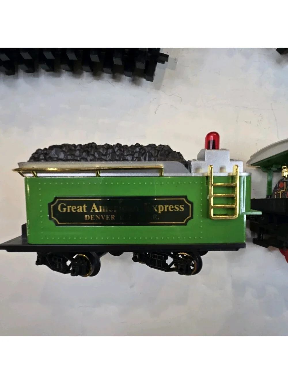 New Bright G Scale Denver Express Train W/tracks 1986 Untested